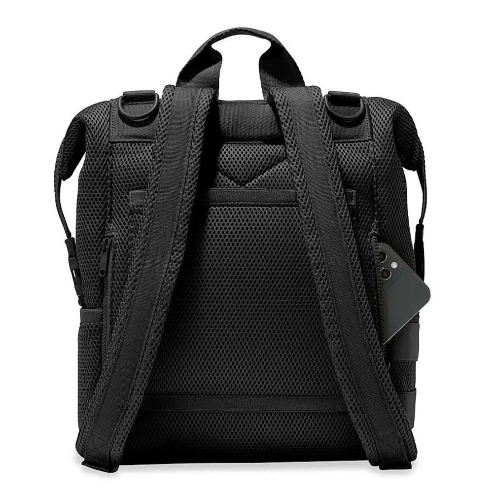Dagne Dover Large Indi Air Mesh Diaper Backpack- Black - Picture 8 of 11
